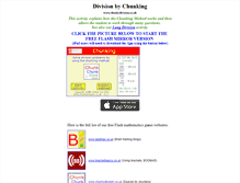 Tablet Screenshot of chunkydivision.co.uk
